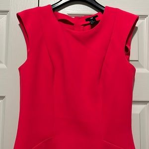 H&M hot pink mini dress